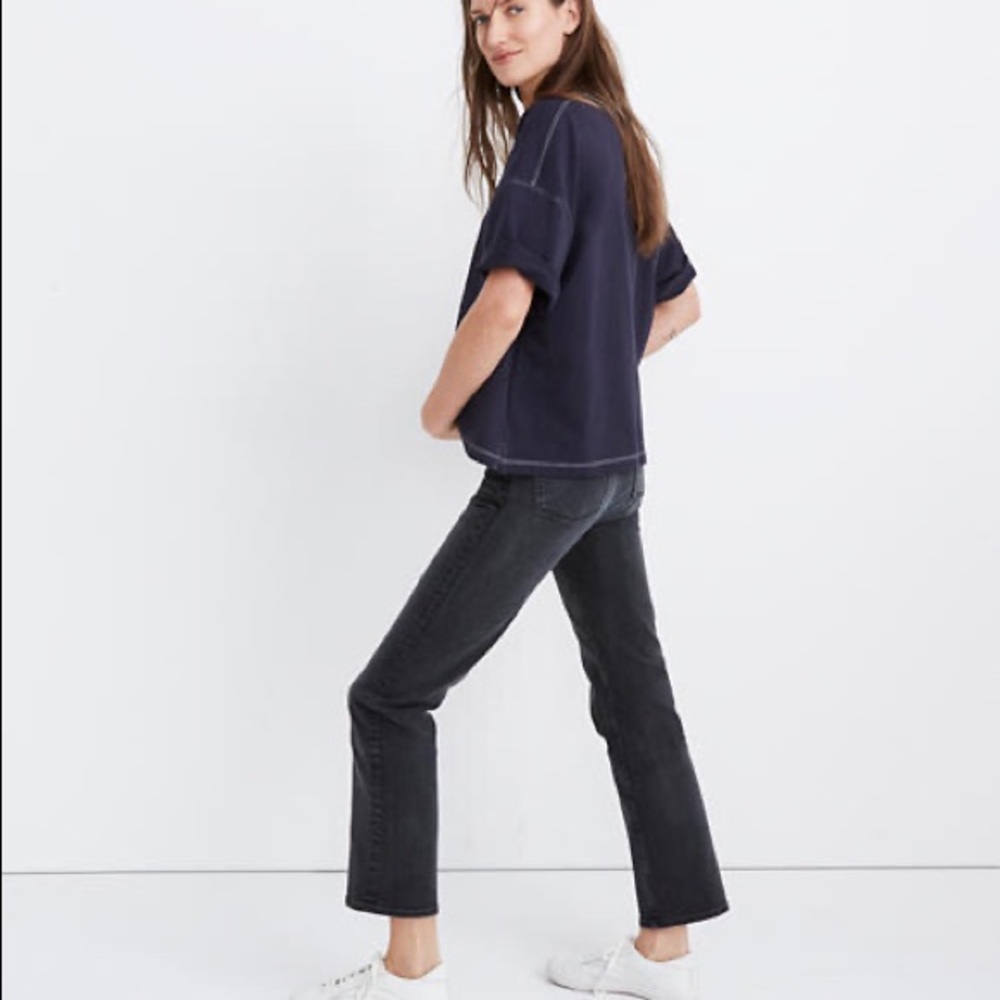 Madewell Slim Demi-Boot Jeans in Harlocke Wash
